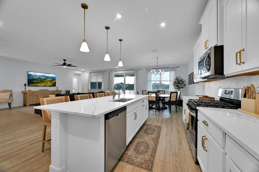 Furnished interior view inside a new home in Tradition - Cadence, Port St. Lucie (Image 48).