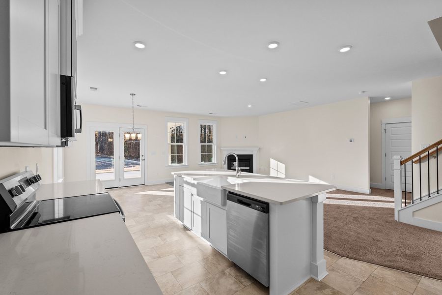 Furnished interior view inside a new home in Fieldstone, Lexington (Image 11).