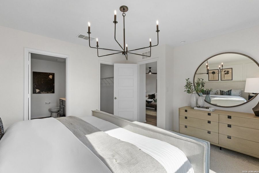Furnished interior view inside a new home in Cinco Lakes, San Antonio (Image 9).