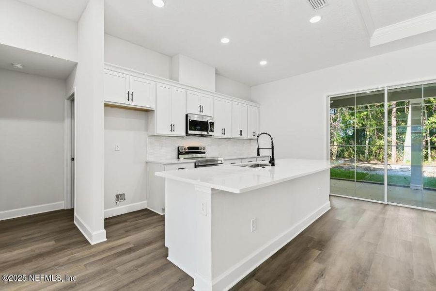 Furnished interior view inside a new home in , Jacksonville (Image 12). Furnished interior view inside a new home in , Jacksonville (Image 12).