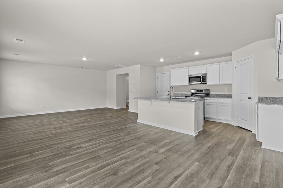 Representative furnished interior of a home built from the Cedar B by McGuinn Homes in Willow Lake, Blythewood (Image 4).