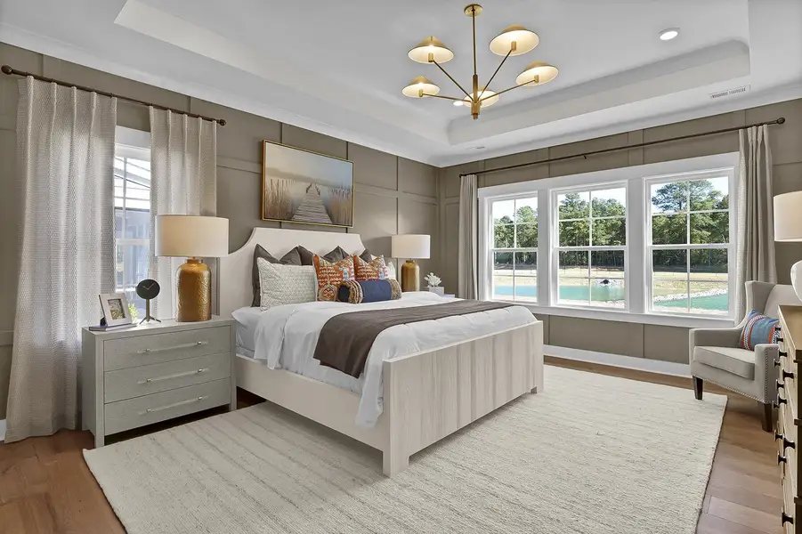 Representative furnished interior of a home built from the Jensen - Premier Collection by Mungo Homes in Winston Ridge, Youngsville (Image 7).