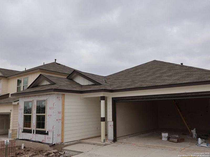 In-progress construction of a new home in Agave, San Antonio, TX (Image 28).