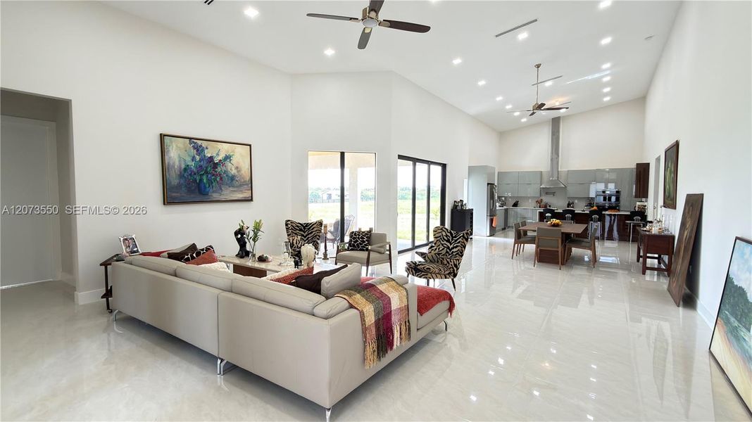 Furnished interior view inside a new home in , Loxahatchee (Image 17).