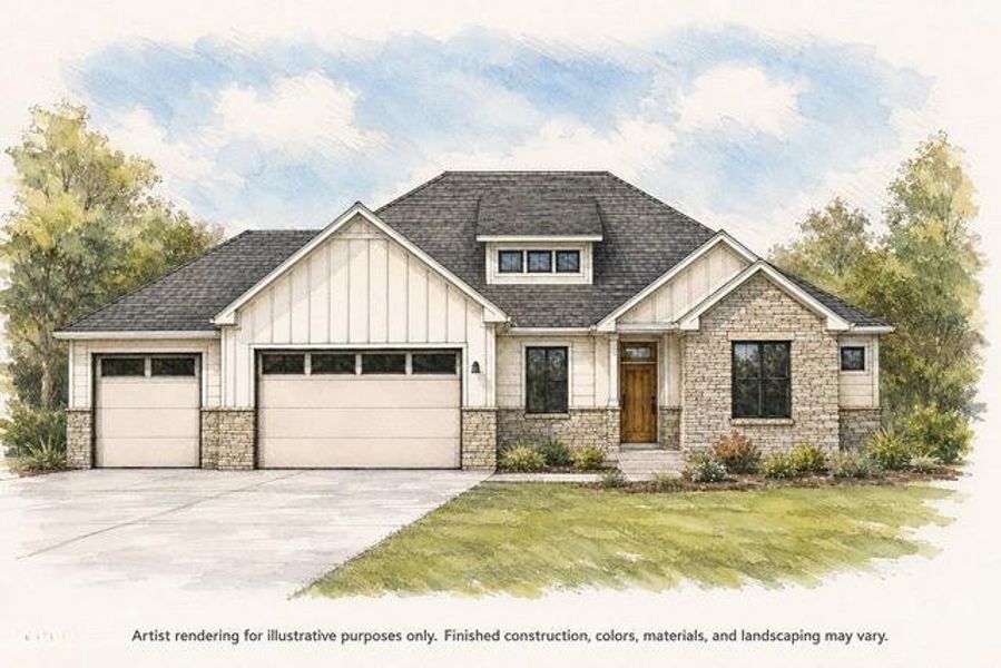 Front exterior of a new home in , Demorest, GA, highlighting curb appeal (Image 1). Front exterior of a new home in , Demorest, GA, highlighting curb appeal (Image 1).