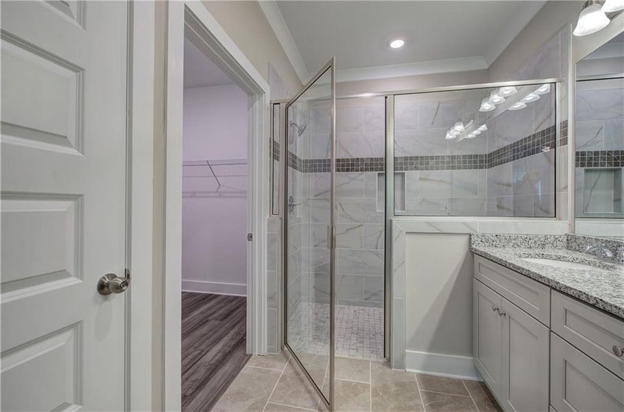 Furnished interior view inside a new home in , Cartersville (Image 8).