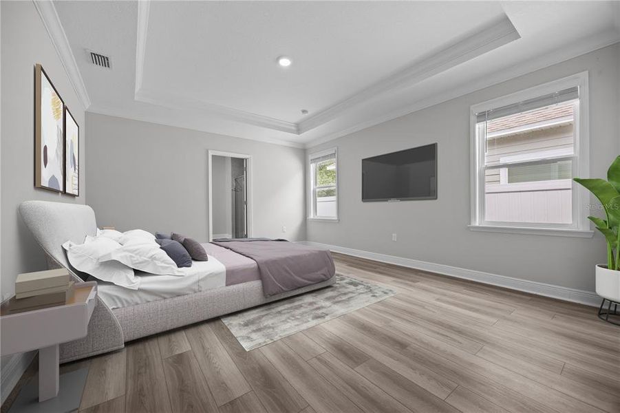 Furnished interior view inside a new home in , Newberry (Image 4).
