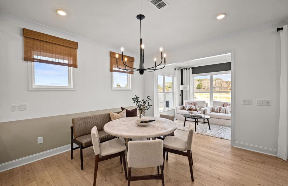 Furnished interior view inside a new home in Cannon Run, Concord (Image 28).