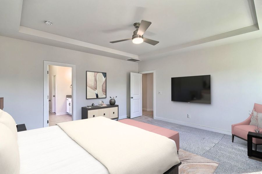 Representative furnished interior of a home built from the The Mia by Stanley Martin Homes in Parkers Summit, Greer (Image 15).