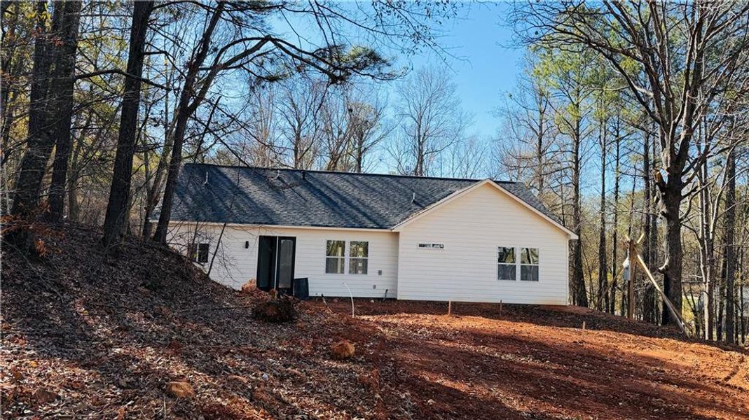 Exterior details and patio area of a home in , Hiram (Image 3).