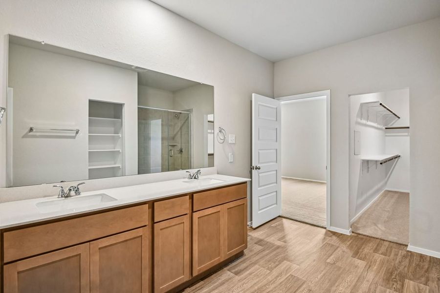 Furnished interior view inside a new home in Colony at Pinehurst, Pinehurst (Image 9).