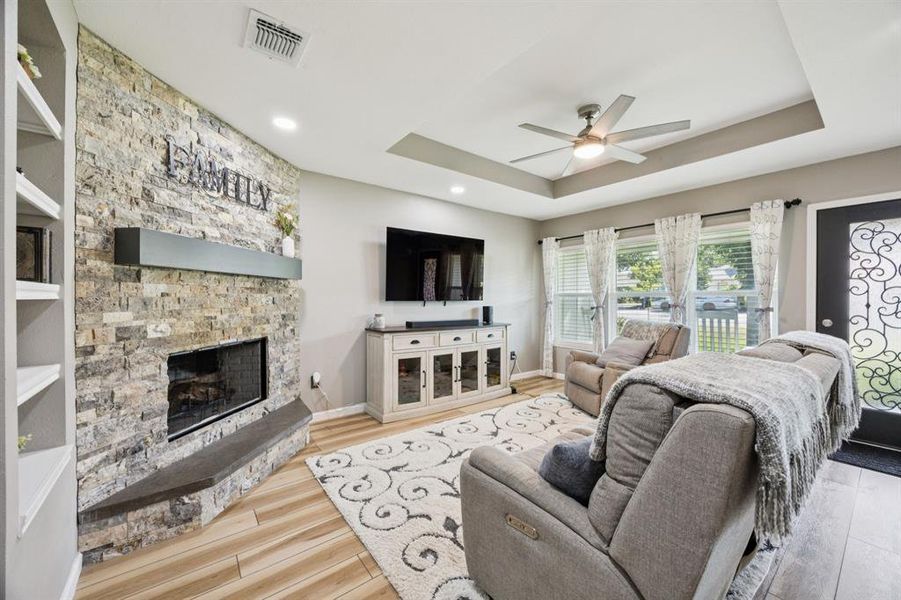 Furnished interior view inside a new home in , Weatherford (Image 9).