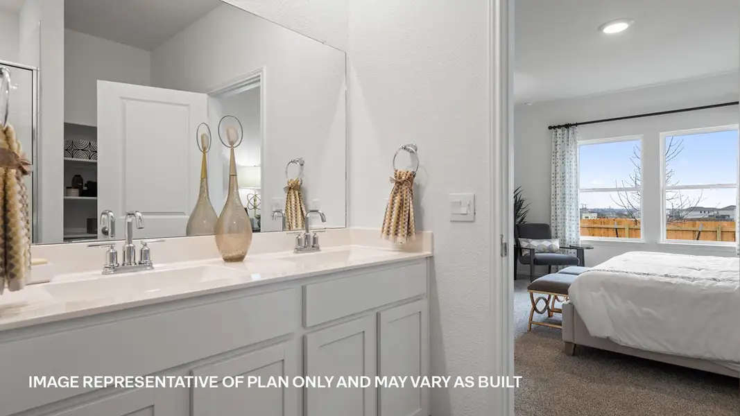 Furnished interior view inside a new home in Palomino, Manor (Image 31).