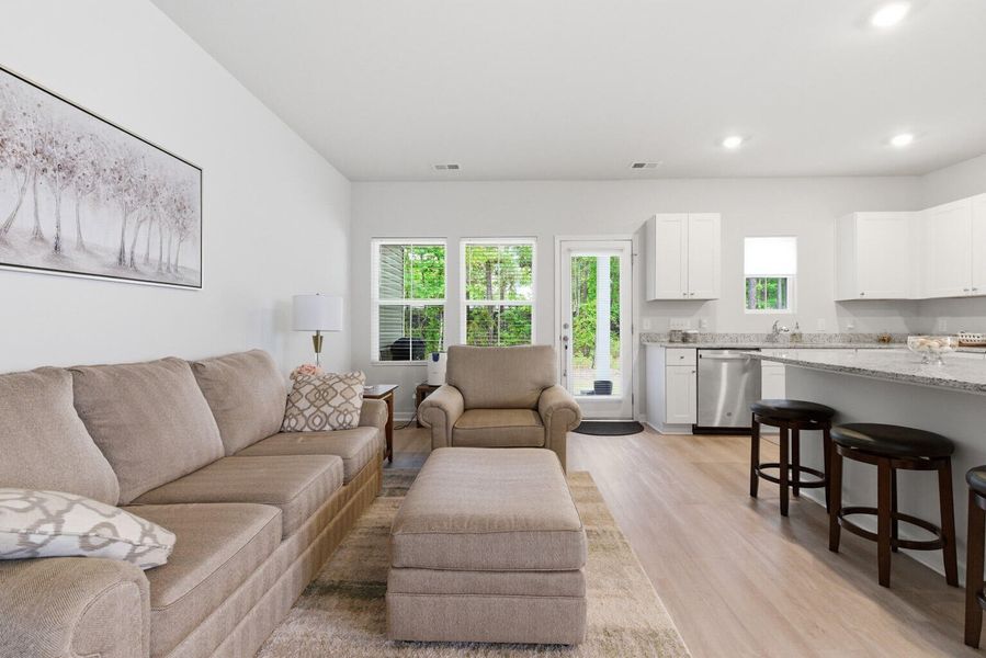 Furnished interior view inside a new home in , Charleston (Image 13).