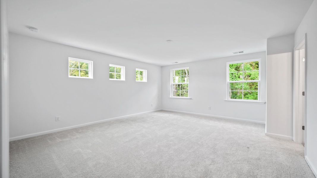 Spacious, unfurnished interior of a new home in Creekside at Andrews, Summerville (Image 10).
