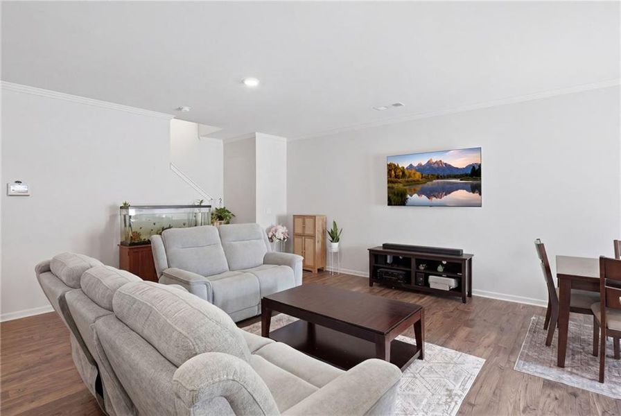 Furnished interior view inside a new home in , Buford (Image 9).