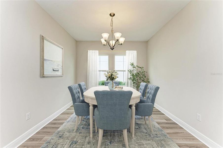 Furnished interior view inside a new home in Crosswind Ranch, Parrish (Image 10).