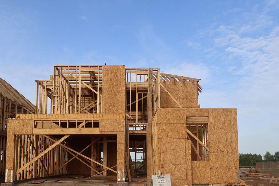 In-progress construction of a new home in Woodson’s Reserve, Spring, TX (Image 6). In-progress construction of a new home in Woodson’s Reserve, Spring, TX (Image 6).