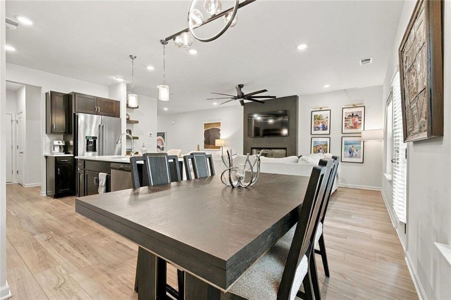 Furnished interior view inside a new home in , Sugar Hill (Image 39). Furnished interior view inside a new home in , Sugar Hill (Image 39).
