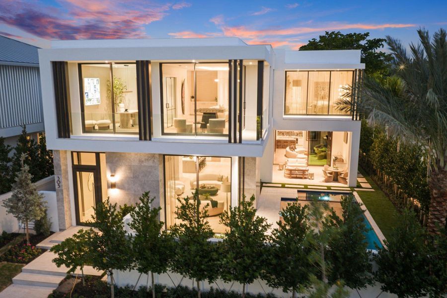 Front exterior of a new home in , Delray Beach, FL, highlighting curb appeal (Image 22).