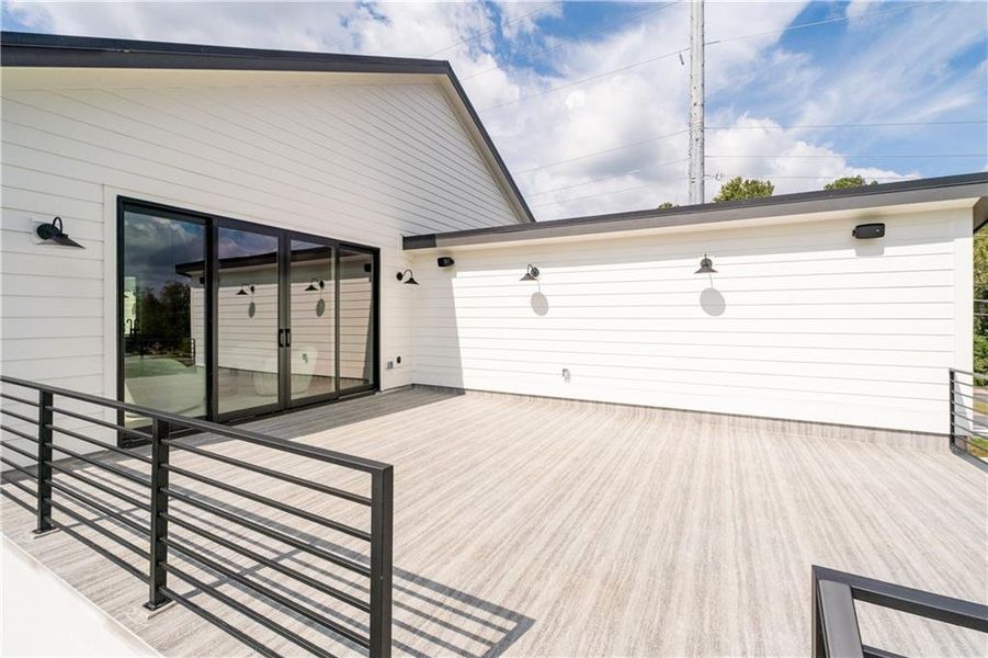 Exterior details and patio area of a home in , Marietta (Image 4).