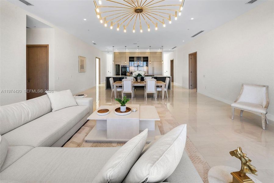 Furnished interior view inside a new home in , Delray Beach (Image 27). Furnished interior view inside a new home in , Delray Beach (Image 27).