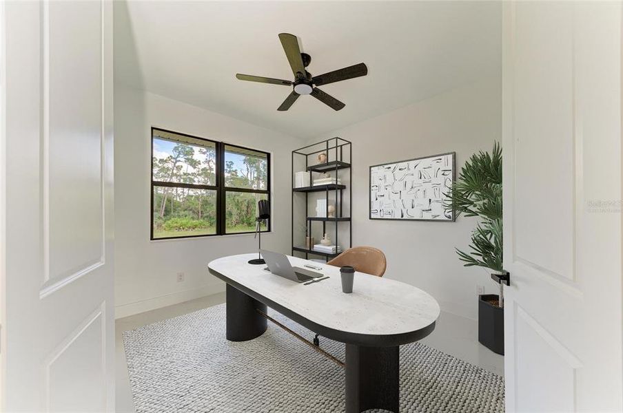 Furnished interior view inside a new home in , Punta Gorda (Image 18).
