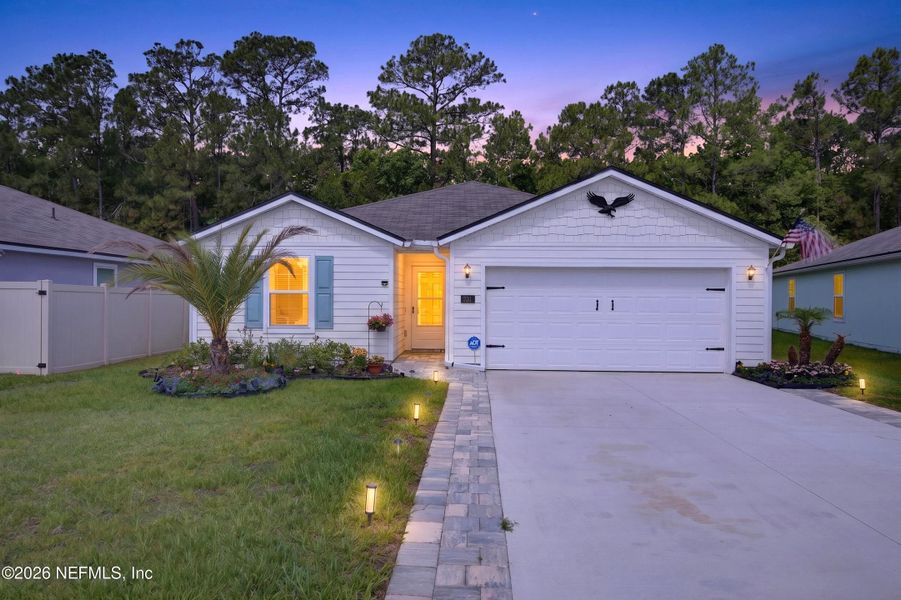 Front exterior of a new home in , St. Augustine, FL, highlighting curb appeal (Image 19).
