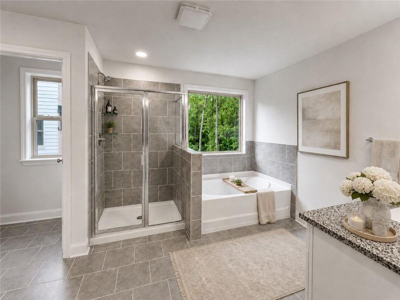 Furnished interior view inside a new home in Stratford Square, Lawrenceville (Image 6). Furnished interior view inside a new home in Stratford Square, Lawrenceville (Image 6).