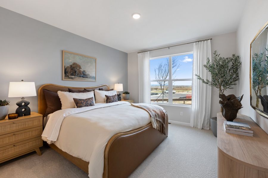 Representative furnished interior of a home built from the The Windom by Risewell Homes in Cordovan, Firestone (Image 8).