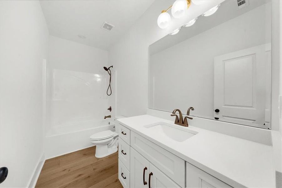 Furnished interior view inside a new home in , Sugar Hill (Image 14). Furnished interior view inside a new home in , Sugar Hill (Image 14).