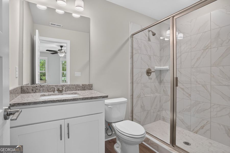 Furnished interior view inside a new home in The Cottages at East Lanier, Fayetteville (Image 6).