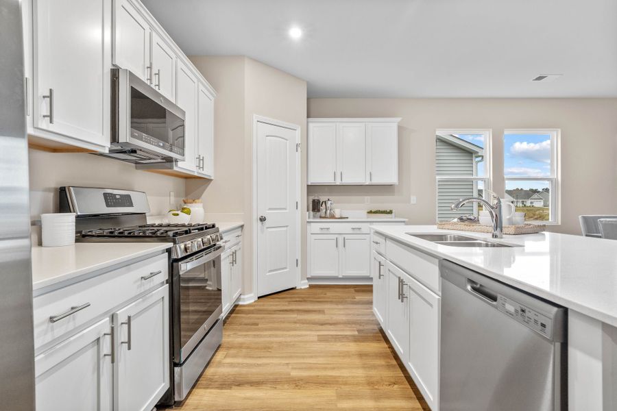 Representative furnished interior of a home built from the The Primrose by Chesapeake Homes in Coastal Club of the Carolinas, Calabash (Image 25).