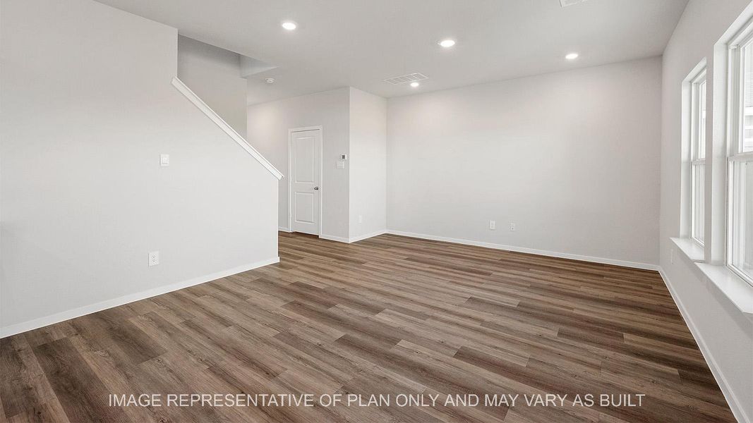 Spacious, unfurnished interior of a new home in Midtown Reserve, College Station (Image 9).
