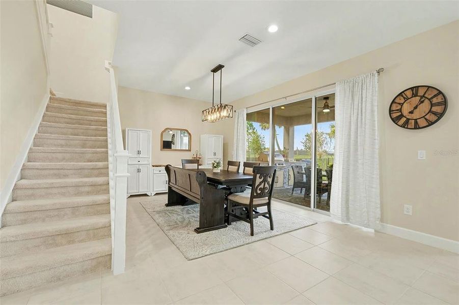 Furnished interior view inside a new home in , Wesley Chapel (Image 17). Furnished interior view inside a new home in , Wesley Chapel (Image 17).