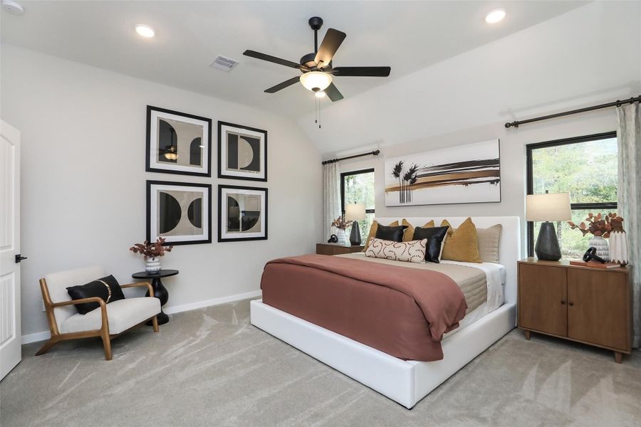 Furnished interior view inside a new home in Roman Forest, New Caney (Image 14).