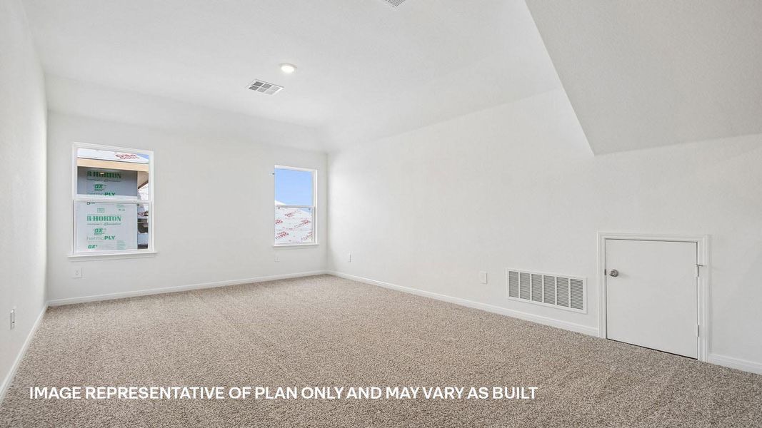 Spacious, unfurnished interior of a new home in Prairie Lakes, Buda (Image 27).