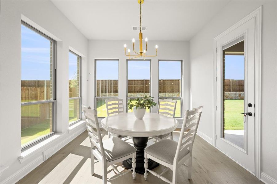 Furnished interior view inside a new home in Somerset - Phase 5, Mansfield (Image 4). Furnished interior view inside a new home in Somerset - Phase 5, Mansfield (Image 4).