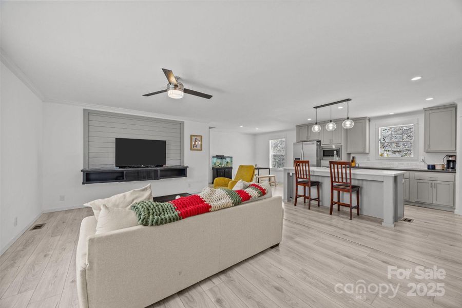 Furnished interior view inside a new home in , Candler (Image 6).