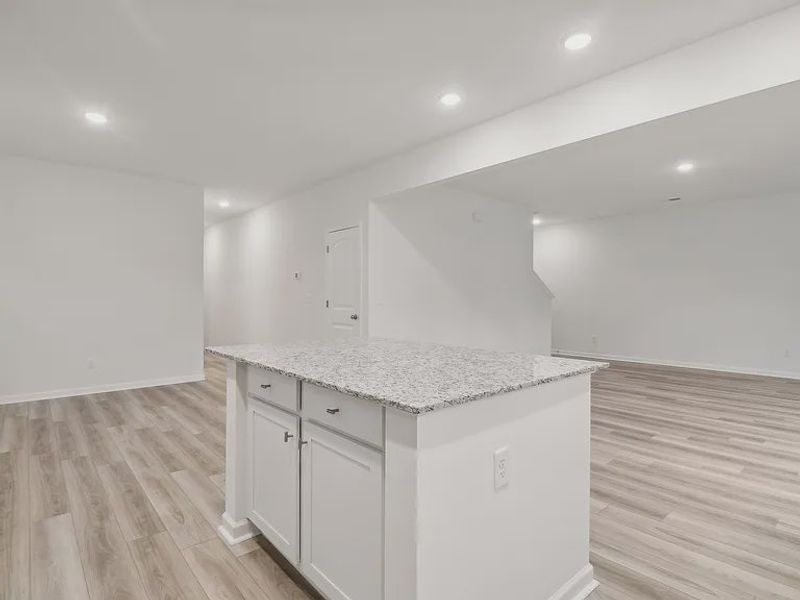Furnished interior view inside a new home in Providence Station at Trolley Run, Aiken (Image 3).