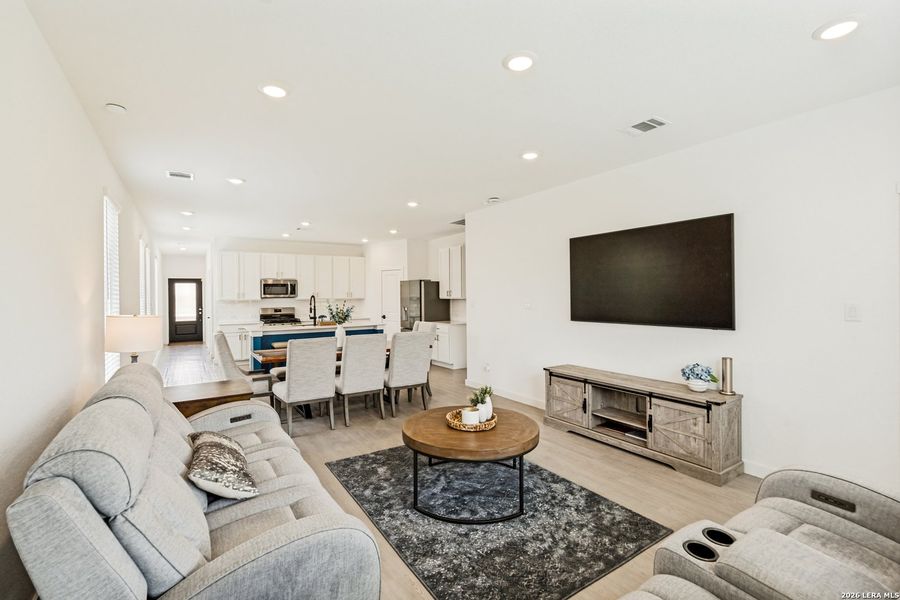 Furnished interior view inside a new home in Hidden Trails, Bulverde (Image 6).