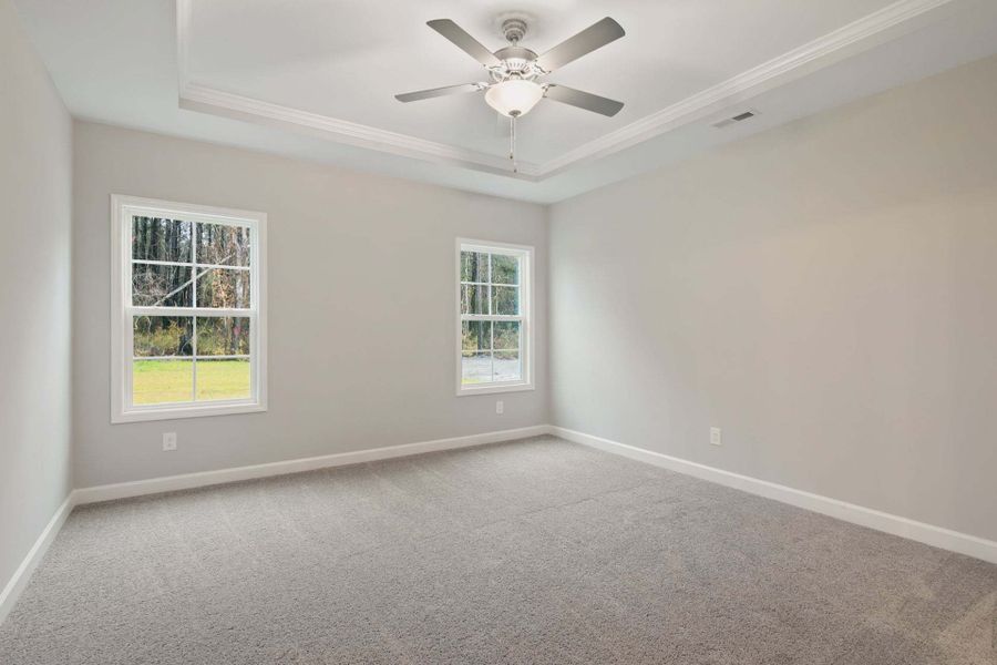 Representative unfurnished interior of a home built from the Garland by Caviness & Cates Communities in Bartlett Manor, Youngsville (Image 208). Representative unfurnished interior of a home built from the Garland by Caviness & Cates Communities in Bartlett Manor, Youngsville (Image 208).