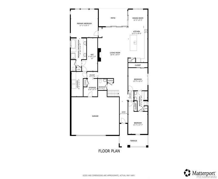 2D floor plan layout of this home in , Erie, CO (Image 5). 2D floor plan layout of this home in , Erie, CO (Image 5).