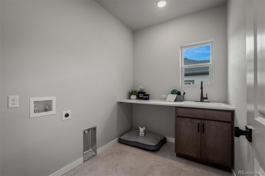 Furnished interior view inside a new home in Revel Crossing at Wolf Ranch – The Outlook Collection, Colorado Springs (Image 25).