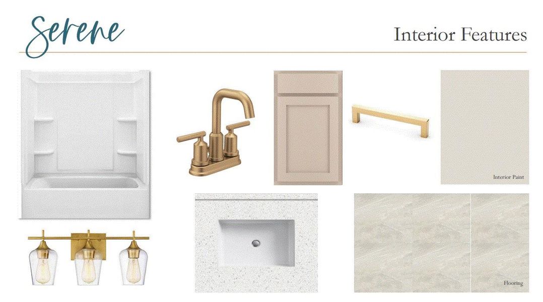 Sample of building materials used in homes in Covered Bridge, Hutto (Image 9).