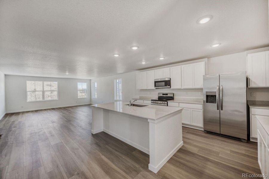 Furnished interior view inside a new home in Preserve at Mesa Creek, Colorado Springs (Image 7).