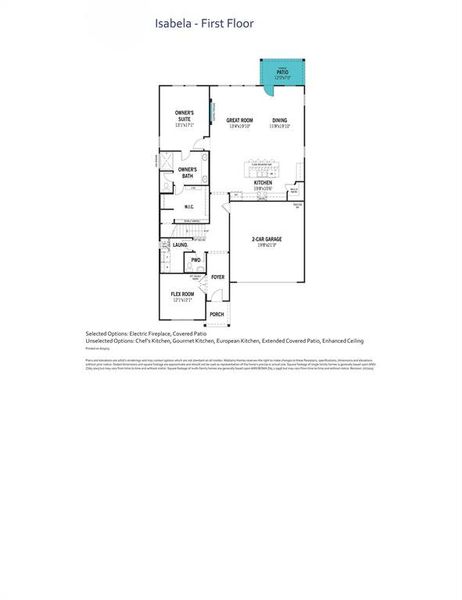 Isabela - First Floor Isabela - First Floor