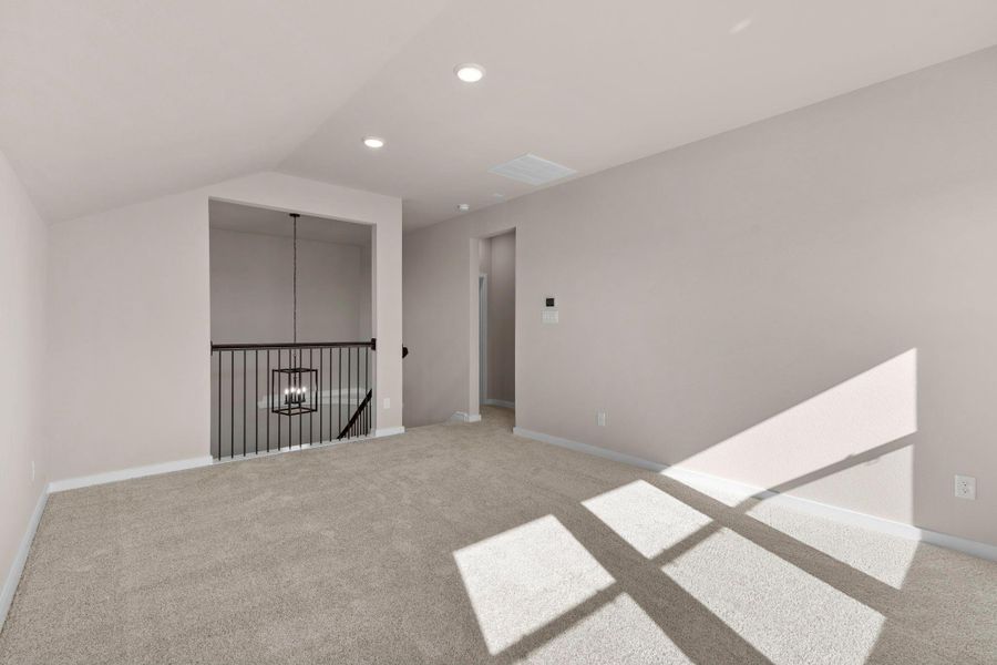 Spacious, unfurnished interior of a new home in Elyson 45' & 70', Katy (Image 11).