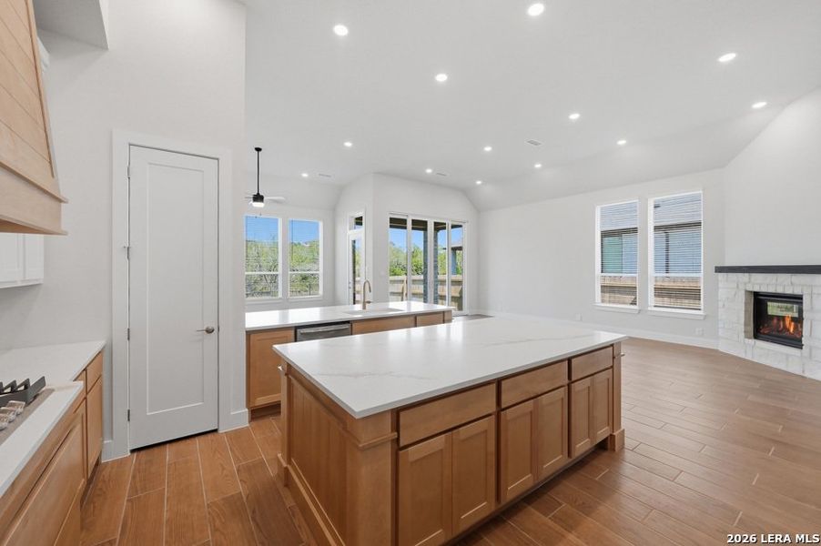 Furnished interior view inside a new home in Briggs Ranch, San Antonio (Image 14).