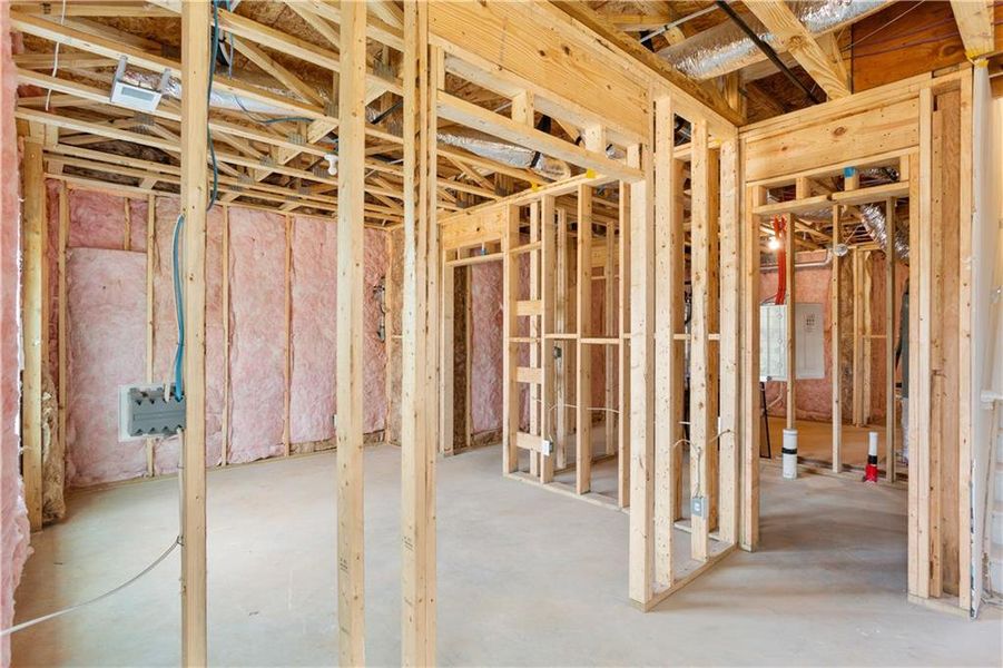 In-progress construction of a new home in , Cumming, GA (Image 14).